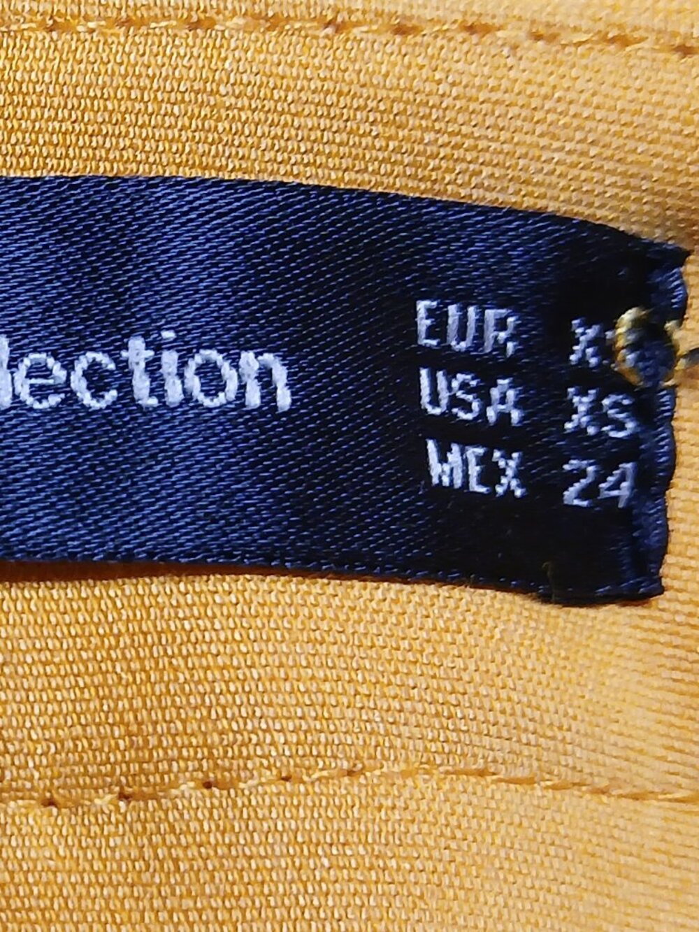 ZARA TRAFALUC COLLECTION Golden Yellow Mini High Waist Skort - EUC - Picture 7 of 11